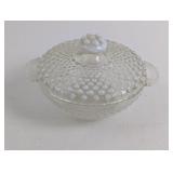 ANCHOR HOCKING OPALESCENT HOBNAIL CANDY BOWL