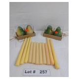 TAPERED CANDLES AND PEAR SHAPED CANDLES