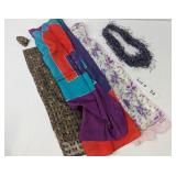 LADIES SCARFS AND NECKLACE