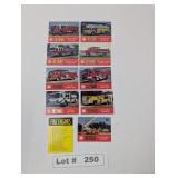 FAMA FIRE TRUCK TRADING CARDS