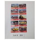 FAMA FIRE TRUCK TRADING CARDS