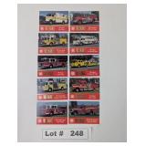 FAMA FIRE TRUCK TRADING CARDS
