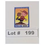 PEANUTS ALL STARS CHARLIE BROWN BASEBALL TRADING C
