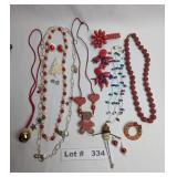 BEADED HOLIDAY FASHION JEWELRY