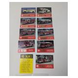 FAMA FIRE TRUCK TRADING CARDS