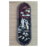 ANTIQUE LAQUER WITH MOTHER-OF-PEARL INLAYS CHINESE