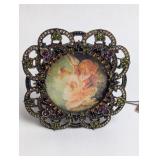 JAY STRONGWATER JEWELED MINI PICTURE FRAME - RESER