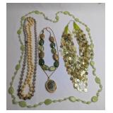 JADEITTE NECKLACES, BEADED NECKLACES, AND UNIQUE M