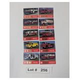 FAMA FIRE TRUCK TRADING CARDS
