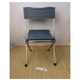 VINTAGE ALUMINUM FRAME FOLDING CAMPING/FISHING CHA