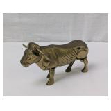 SOLID BRASS LONG HORN BULL - RESERVE $20