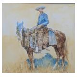 "WORKING COWBOY" PAINTING BY JOHN QUANRUD NWS -