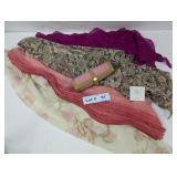 LADIES SCARFS WITH JEWELRY CARRY CASE