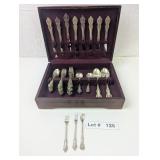 EL GRANDEE TOWLE 8 PLACE SETTING STERLING FLATWARE