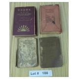 4 ANTIQUE TEXT/SCHOOL BOOKS
