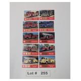 FAMA FIRE TRUCK TRADING CARDS