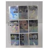 SET OF 9 HOLOGRAM LOONEY TOON TRADING CARD COLLECT