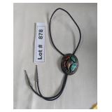 NAVAJO SILVER BOLO TIES SIGNED EWOOD - RESERVE