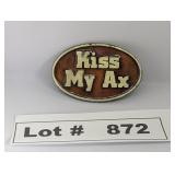 CAPT HAWKS SKY PATROL 1978 "KISS MY AX" BELT