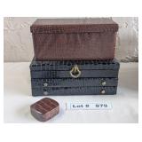 JEWELRY BOX AND STORAGE BOXES