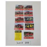 FAMA FIRE TRUCK TRADING CARDS