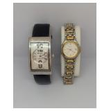 GENEVA PLATINUM 6795 AND BULOVA QUARTZ MENS WATCH