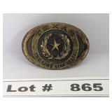 1977 HERITAGE MINT BRASS BELT BUCKLE