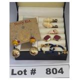 SHELL JEWELRY, RUBY RD. EARINGS AND FASHION EARING