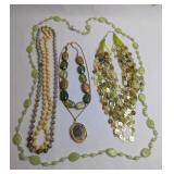 JADEITTE NECKLACES, BEADED NECKLACES, AND UNIQUE M