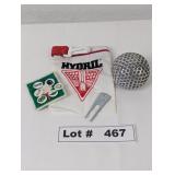 STAINLESS GOLF BALL PAPERWEIGHT, DIVIT REPAIR, MAR