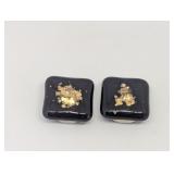 VINTAGE GOLD FLAKE BUTTON COVERS