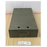 MILITARY DIEBOLD VINTAGE SAFE-T-STAK SINGLE METAL