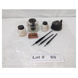 ANTIQUE CAST IRON DRAFTING PENCIL SHARPENER, ANTIQ