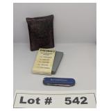 SPORTSMAN SHARPENING STONE WITH CASE AND PROMO B J