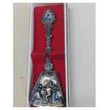 VINTAGE DUTCH COLLECTIBLE SILVER SHOVEL SPOON DEPI