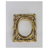 BAMBOO DESIGN BROOCH BASE - RESERVE $15