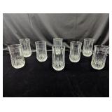 LEADED CRYSTAL WATER GLASSES