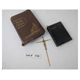 VINTAGE HERITAGE EDITION BIBLE, AND SMALL VINTAGE