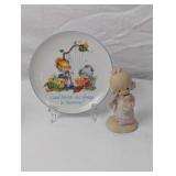 PRECIOUS MOMENTS JESUS IS THE LIGHT FIGURINE AND L