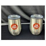 HIELZBERG DIAMONDS PROMO INSULATED 12 OZ WINE GLAS