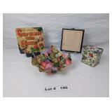 NANTUCKET MELAMINE RUFFLE VINTAGE BOWL, WALL PLAQU