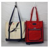 NANTUCKET TRAVEL BAG WITH COLLECTIBLE PINS & SKYWA