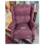 VINTAGE UPHOLSTERED RECLINER - RESERVE $25 SMALL S