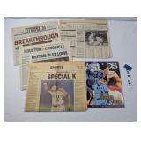 VINTAGE NEWSPAPER MEMORABILIA - ASTROS