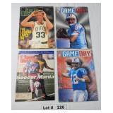 VINTAGE SPORTS ILLUSTRATED AND NFL GAME DAY MAGAZI