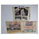 VINTAGE NEWSPAPER MEMORABILIA - ROCKETS
