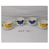 MAXAM ITALIAN SOUP CUP SET OF 4