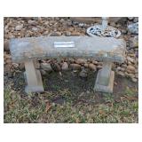 CEMENT PARK BENCH