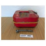 VINTAGE METAL BLITZ 2.5 GAL GAS CAN - RESERVE $20