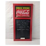COCA-COLA CHALK BOARD - RESERVE $15